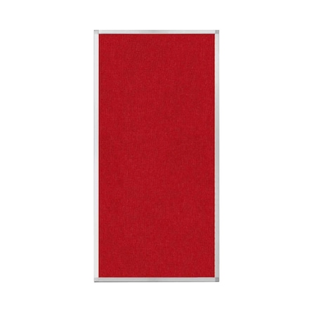 Versare Hush Panel Configurable Cubicle Partition 3' x 6' Red Fabric 1852327